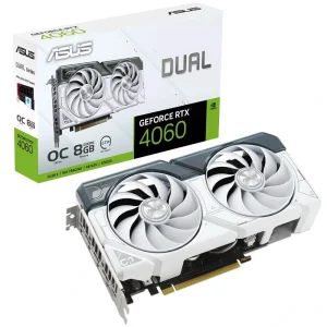 کارت گرافیک ایسوس مدل Dual GeForce RTX 4060 White OC Edition 8GB