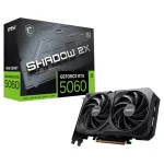 کارت گرافیک ام اس ای مدل GeForce RTX 5060 SHADOW 2X OC 8GB