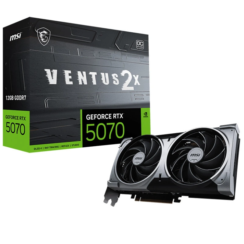 کارت گرافیک ام اس ای مدل GeForce RTX 5070 VENTUS 2X OC 12GB