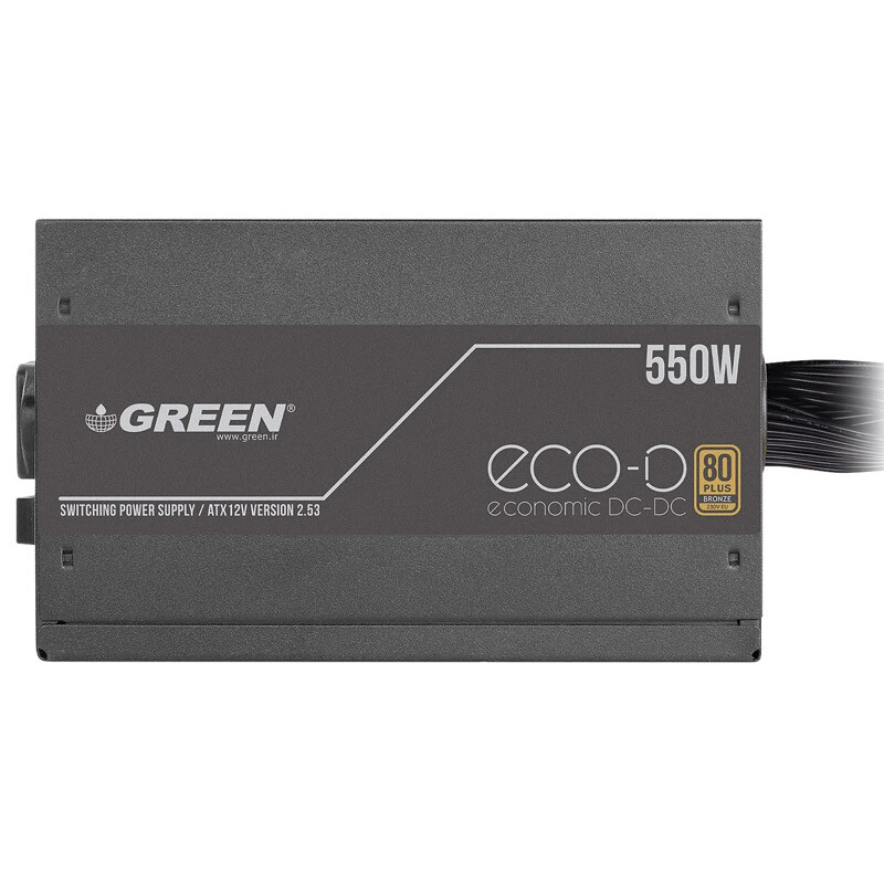 پاور 550 وات گرین مدل GP550A-ECO D