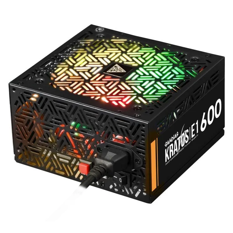 پاور 600 وات گیم دیاس مدل KRATOS E1-600 ARGB