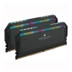 رم DDR5 کورسیر مدل Dominator Platinum RGB فرکانس 6400 مگاهرتز CL32 ظرفیت 64 گیگابایت (32GBx2)