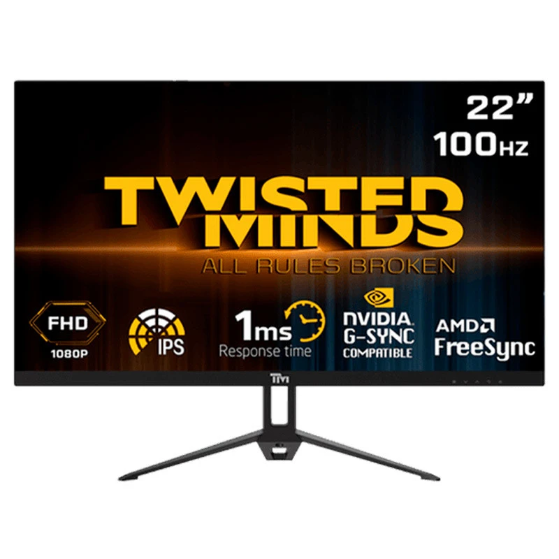 مانیتور گیمینگ تویستد مایندز مدل TM22FHD100IPS سایز 22 اینچ